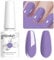 Vishine Gel Nail Polish, 1Pcs 8ml Lilac Gel Polish Soak Off UV LED Gel Nail Art DIY Gel Nail Manicure for Girls Women #074