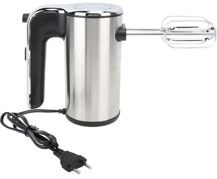 Elektrischer Handmixer, 500 W 5-Gang-Mischen Edelstahl Digitaler Handmixer Handmixer Handmixer Zum Schlagen von Sahne Zutaten Mischen