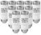mizikuu 10 Pezzi Collegamenti di Fusibile Neozed in Ceramica, 25A Fusibile Tubolare Ceramico Inserti di Sicurezza D02 Fusibile Ritardato Link per proteggere circuiti e sicurezza elettrica