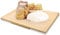 PALUPLUS Spianatoia in Legno di Abete, Misura 80x48 cm, asse stendipasta con bordi arrotondati, gradino antiscivolo, accessorio cucina per impastare dolci, pizza, pane, biscotti, Made Italy -721
