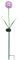 Solarlampe lila Allium LED Außen Gartendeko - Gartenstecker Solar Blumenstecker Beleuchtung Deko für draußen Garten Balkon Lichter - Wetterfeste Solarleuchte 70 cm Hortensie Gartenfigur Blume