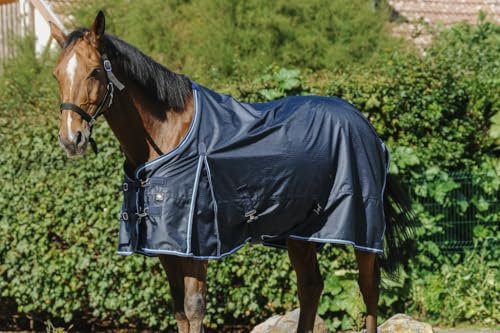 Ekkia Riding World Outdoordecke Weidedecke ECO 600D Marineblau 50g, Deckengröße 7'0/165cm