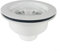 Besttoolifes Kit de bonde de cuisine moderne en acier inoxydable de 114 mm - Convient pour 83 à 90 mm
