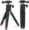REFLEX CAMERA Metal 9 Mini Tripod Desktop Tripod with 360° Ball Head and 1/4 Screw for DSLR Cameras, Smartphone, Projectors, Webcams with Quick Release Plate & Bubble Spirit Level, 5Kg Load