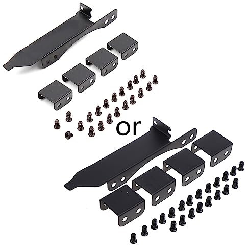 kwoifioy 1-Pack 3 Fan Mount Rack PCI Slot Bracket For Video Card Support 9cm/12cm Fan Computer Radiator Holder