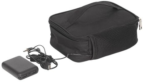 Naqqios Calentador De Alimentos USB Portátil - Calentador De Alimentos Eléctrico Para Lonchera | Calentada Por Microondas Con Cable USB, Bolsa De Almuerzo Calentada Para Oficina, Viajes, Bolsa De Ca