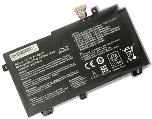 FlyZythrol 11.4V 48Wh B31N1726 battery Compatible with ASUS TUF Gaming A15 FA506 FX504 FX505DT fx505d FX505DY fx504g fx504gd FX505GD FX505GT series battery B31N1726-1 B31BNEH