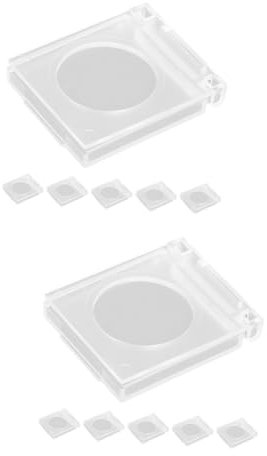 DOITOOL 2 Sätze Knopfschutz Schaltkasten Switchbox Wandtaster Abdeckung Tasterabdeckung Transparent Sperren Verlängerungskabel Aus Lichtabdeckung Drücken Knopfabdeckung Plastik 6 Stück * 2