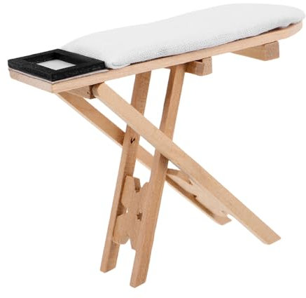 Abaodam Table à Repasser Miniature pour Poupées Décoration Créative pour Maison De Poupées Accessoire Détail Précis Et pour Bricolage Et Décor Intérieur