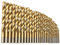 PNMNZTPAP 29pcs 1/16 a 1/2 Pulgada recubierta Hss Juego de Broca de Giro 118 Grados for Caja de plástico for Cobre de plástico de Aluminio bit