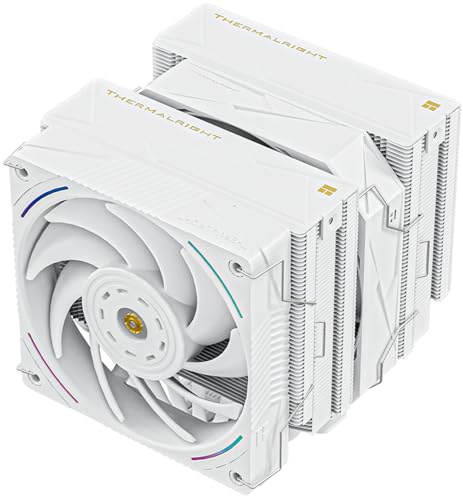 Thermalright Royal Pretor 130 - Raffreddatore ad aria per CPU ultra bianco, per AM4/AM5, Intel lga1851/1700/115x/2011