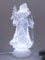 Nikolaus Weihnachtsmann Acryl Figur mit LED Beleuchtung und Wasser gefüllt. Weihnachtsfiguren und Winterdeko von Formano (26 cm)