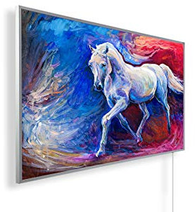 Könighaus Infrarot Bildheizung ✓ Qualität mit 5 Jahre Herstellergarantie ✓ 200+ Bilder ✓ Doppelter überhitzungsschutz ✓ inkl. Thermostat ✓ 800W ✓ Motiv: Ölgemälde 104