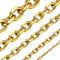 ChainsHouse Vergoldete Kette für Herren Rolokette Edelstahl Halskette Männer Rolo Kette ohne Anhänger Herren Ankerkette 5mm Goldene Gliederkette 76cm Rolo Link Kette Punk Halsschmuck für Verlobung