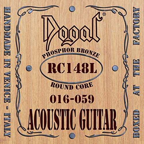Dogal® »RC148L RESONATOR GUITAR SET PHOSPHOR BRONZE« Saiten für Resonator Gitarre - Phosphor Bronze Round Core - 016/59w
