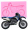 1 x 3D-Silikonform mit Yamaha-Motorrad-Motiv für selbstgemachte Desserts, Eiswürfel, Gelee, Shots, handgefertigte Eiscreme, Pudding, Cupcake, Kuchendekoration, Fondant, Seife, Schokolade, Kristall.