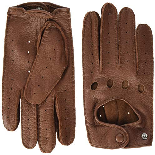 Roeckl Herren Toronto Autofahrer Handschuhe, Cognac, 8