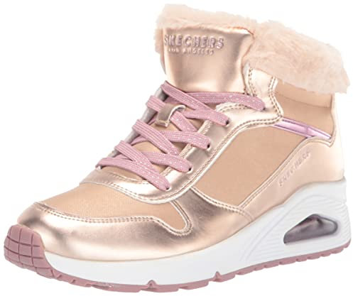 Skechers Uno Cozy On Air, Scarpe da Ginnastica Alte, Rose Gold, 35 EU