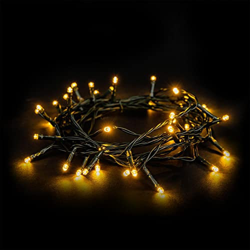 EMOS LED Lichterkette mit Timer-Funktion | LED Deko Classic Länge 4m, 40 LEDs, 230V mit Stecker, Lichterkette Innen und Lichterkette Außen wasserdicht IP44, Farbtemperatur: warmweiß