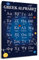 Pädagogisches griechisches Alphabet-Poster für Klassenzimmer, Wandkunstdrucke, Leinwand, Lernmalerei, moderne antike Buchstaben, Dekor für Schlafzimmer, ungerahmt, Größe 40,6 x 61 cm