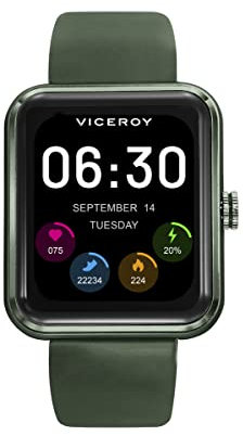 Viceroy Reloj Smart Pro 3.0 Aluminio Verde. Reloj Inteligente IP67. Smartwatch Unisex