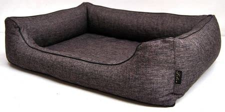 Lebon - Hundebett Lino - 3 Größen- Waschbar mit Reißverschluss - Made IN EU (L)