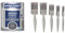 Johnstone's - Quick Dry Gloss Primer Undercoat - Grey - Water Based - 0.75 L & Harris 101011006 Essentials Walls & Ceilings Paint Brush, 1 x 0.5, 1 x 1, 1 x 1.5, 2 x 2, 5 Count (Pack of 1)
