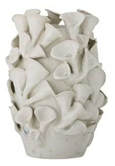 [W] Junes Vase, Grau, Steingut, D19xH27,5 cm