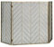 GiantexUK 3-Panel Folding Fireplace Screen, 133 x 78cm Metal Mesh Spark Guard, Heavy Duty Freestanding Spark Protection Fire Guard Barrier for Child Baby Pet Open Fire (Bronze)