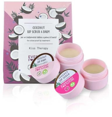 Everyday for Future Lip Scrub e Balm Kiss Therapy Cococuddle 2x9,5g