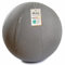 Herlag Office Ball 65cm | Sitzball ergonomisches Sitzen | Gymnastikball Büro & Home Office | Inklusive Stoffbezug Innenball Pumpe Adapter | Alternativer Bürostuhl | Waschbarer Bezug | Grau