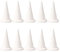 F Fityle Clous de Support en céramique, 10 pièces, Support de cuisson de poterie, clous mobiles durables, accessoires en argile pour potiers, glaçage de fleurs, petit