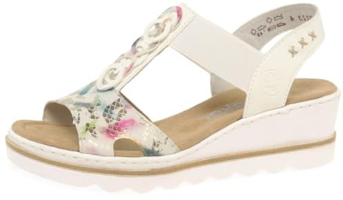 Rieker Damen 67498 Sandale, mehrfarbig, 38 EU