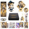 MOTAO Genshin Impact Merch Box inkl. 11 Geschenk, Alle 5 Stars Charaktere Plush Poster Stand Figur Geschenkbox Set, Sammlung für Traveller Fans (Navia), MT-410