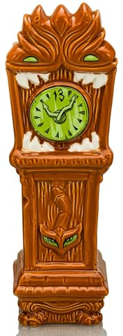 Geeki Tikis Disney The Haunted Mansion Grandfather Clock Ceramic Mug | Party Cocktail Tumbler For Liquor and Beverages | Holds 14 Ounces