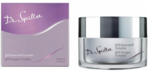 Dr. Spiller - Q10 Sauerstoff Complex - 24 Stunden Gesichtscreme - Energielieferant für müde & gestresste Haut - Falten Glättung - Hyaluronsäure - Q10 - Aloe Vera Blattsaft