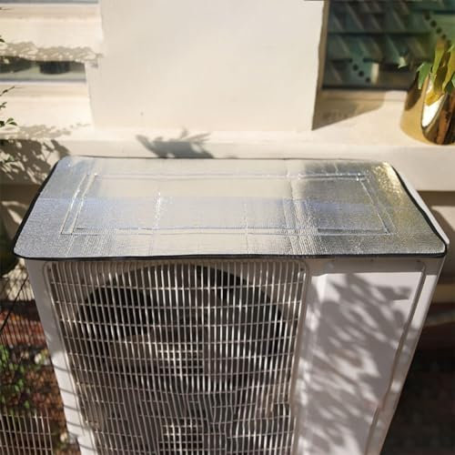 ZYWUOY Außenabdeckung für Klimaanlage, Außeneinheit, Haube, Außeneinheit, Aluminiumfolie, Isolierfolie (A)