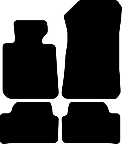 Kovvar Fußmatten passend für BMW 1er E87 2004-2011 Passend zur Ausführung: 5 Türen | Befestigungssystem: Klettverschluss | Qualität: Premium