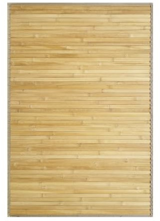 Acomoda Textil – Alfombra de Bambú Natural Ecológica para Interior y Exterior. Alfombra Resistente, Antideslizante y Cómoda para Dormitorio, Salón y Jardín. (Natural, 80x150 cm)