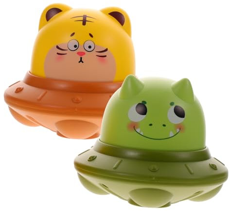 ifundom 2pièces Jouet Garçon Fille Forme Soucoupe Volante Voitures à Tirer Arrière Jouet Éducatif pour Garçons Et Filles pour Développement Cognitif Et Ludique