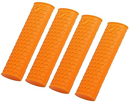 Alipis Aggiorna La Tua Cucina con 4 Manici in Silicone per Pentole - Maniglie per Presine Isolate per Manici di Padelle