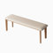WXZXWXZX Sitzbank Holz Eckbank Esszimmer Hocker Holzbank Küchenbank Bank Flur Esszimmerbank Bettbank Essbank Garderobenbank Polsterbank für Wohnzimmer Schlafzimmer(100cm(39in))