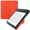kwmobile Étui Compatible avec Kobo Libra H2O Coque - Étui à Rabat magnétique Tablette eReader Similicuir - Orange
