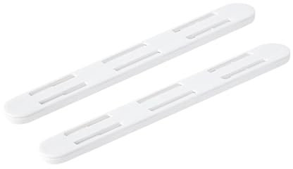EXKURPOO Drawer Runners Drawer Sliding Rails Bin Tracks For Kitchen Bedroom Closet Slides Pullout Track Drawer Pull Rail 2Pcs
