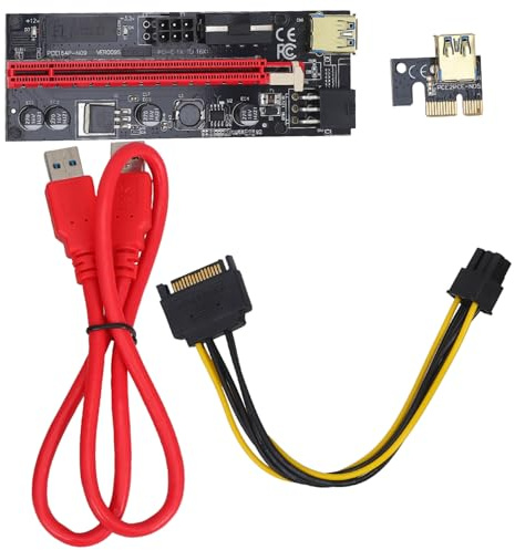 LIGIGWASH Pcie Riser Card External GPU Adapter for Laptop Black King to Connector Enhances Gaming Graphics Performance and Multimedia Experience Compatible with Pcie Graphics Cards and