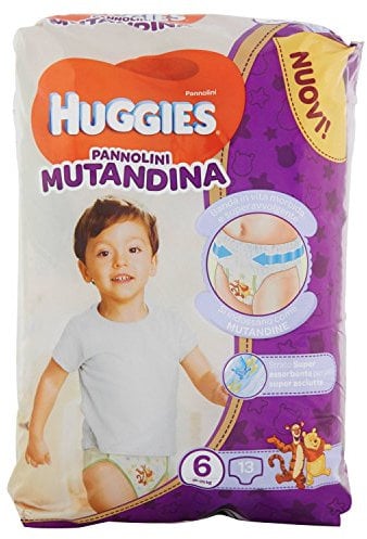 Huggies Windeln für Jungen und Mädchen, Einwegwindel, 15 kg, 25 kg, mehrfarbig, 13 Stück