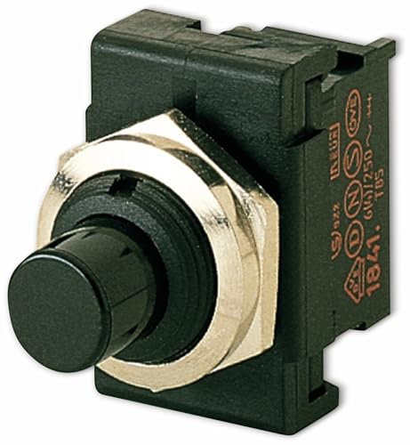 Marquardt 1841.1301 1841.1301 Drucktaster 250 V/AC 6A 1 x EIN/(Aus) tastend (L x B) 23.9mm x 16.6mm