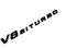 VmG-Store - Emblema V8 Biturbo, in plastica con retro adesivo in espanso