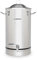Klarstein Maischfest - Cuve de fermentation, Inox 304, Ne modifie pas le goût, Bouchon en acrylique inclus, Volume 30L, Très stable, Robinet de vidange, Poignée, Argent