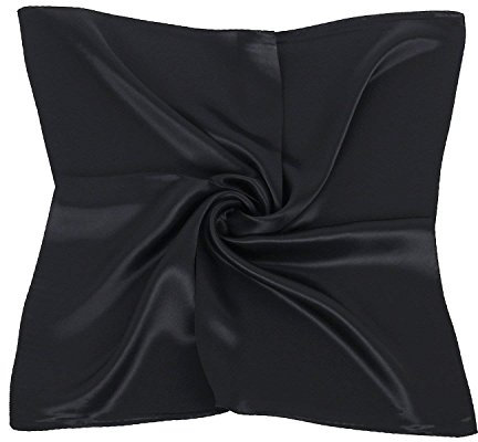 UK_Stone Herren Unifarben Bandana Halstuch 100% Seide Krawatte Anzug Taschenhandtuch Multifunktionstuch 50 * 50cm